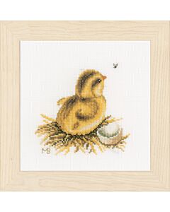 Lanarte Counted Cross Stitch Kit - Chick with Bee