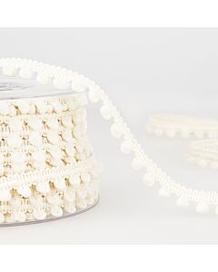 Ivory Pom Pom Trim 