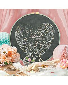 Cross Stitcher Project Pack - Love & Cherish With Hoop - Issue 396