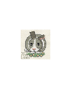 Mouseloft Daisy Rabbit Cross Stitch Kit - 004-L04stl