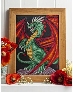 Cross Stitcher Project Pack - Red Winged Dragon XST343