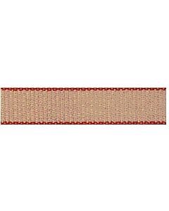 Red Hopsack 7mm wide