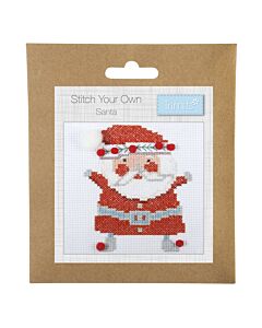 Trimits - Cross Stitch Kit - Santa