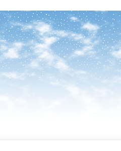 Fabric Flair 14ct Aida Snowy Days Blue