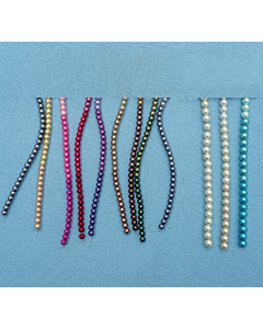 Glass Pearls 6mm; Various Colours