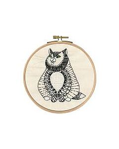 TB105 DMC Printed Embroidery Kit - Sebastian Sitting - 15% off RRP