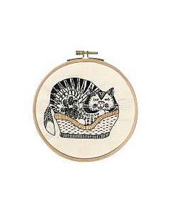 TB106 DMC Printed Embroidery Kit - Sebastian Sleeping - 15% off RRP