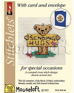 Mouseloft Occasions Stitchlets - Sending Hugs