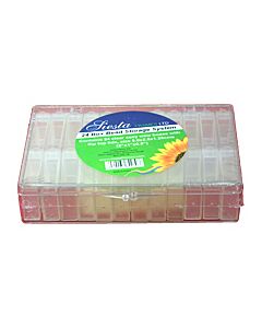 BD836 - Clear Flip Top Lid Storage Boxes