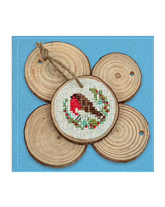 Wooden Round Slices: 6 Pieces