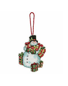 Dimensions Snowman with Presents Cross Stitch Kit