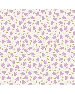 Tilda 100% Cotton Fabric Sophie Lilac Fat Qtr 
