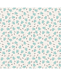 Tilda 100% Cotton Fabric Sophie Teal Fat Qtr 