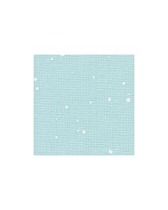 Zweigart 32ct Murano Turquoise With Light Splash - Off Cut - 18" x 27"