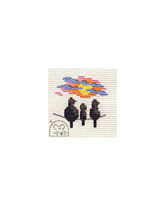 Mouseloft Sunset Birds Cross Stitch Kit - 004-L07stl