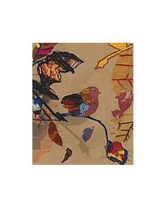 TB101 DMC Printed Embroidery Kit - Tawny Bird - 25% off RRP