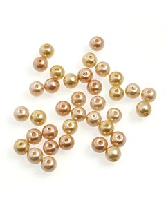 20cm x 6mm Glass Pearls: Sunset Mix