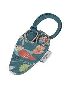 Teal Floral Scissors & Tape Measure