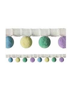Pastel Pom Pom Trim 