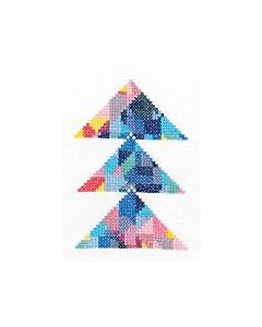 TB112 - Geometry Rules Triangulation Printed Embroidery Kit - 20% off RRP