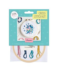 Simply Make Cross Stitch Kit - Unicorn
