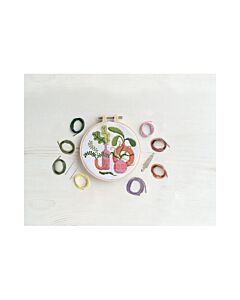  Simply Make Large Cross Stitch Kit - Vases