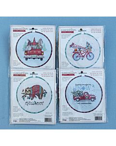 Christmas Wrapped Hoop Kits