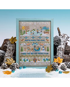 Cross Stitcher Project Pack - Winter Wonderland Sampler- XST365