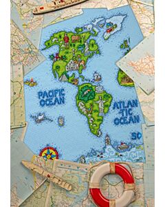 Cross Stitcher Project Pack - World Map XST356/357