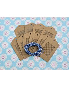 Stitchable Kraft Tags 