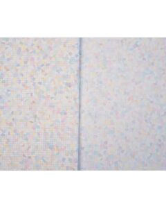 Fabric of the Month Summer - Confetti Pastel - Evenweave
