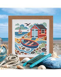 CrossStitcher Project Pack - Issue 423 - Coastal Collage