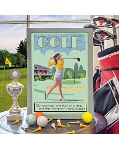 CrossStitcher Project Pack - Issue 440 - Glorious Golf