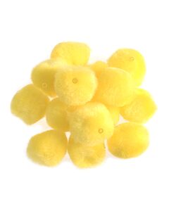 Pom Poms - Pack of 50 - yellow