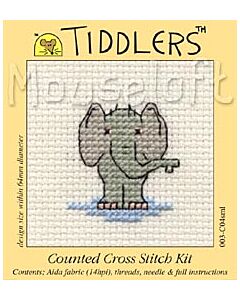 Mouseloft Elephant Cross Stitch Kit - 003-C04sml