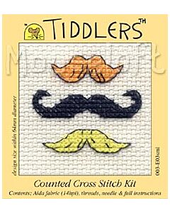 Mouseloft Moustaches Cross Stitch Kit - 003-E03sml