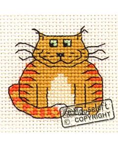 Mouseloft Fat Cat Cross Stitch Kit - 004-705stl