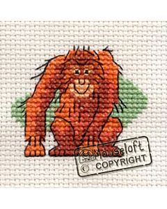 Mouseloft Orang-utan Cross Stitch Kit - 004-B06stl
