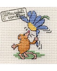 Mouseloft Flower Mouse Cross Stitch Kit - 004-C07stl