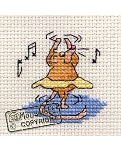 Mouseloft Ballet Mouse Cross Stitch Kit - 004-C08stl