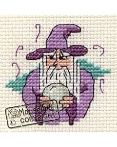 Mouseloft Wizard and Crystal Ball Cross Stitch Kit - 004-D03stl