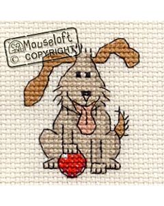 Mouseloft Playful Dog Cross Stitch Kit - 004-D08stl