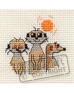 Mouseloft Meerkat Family Cross Stitch Kit - 004-H06stl