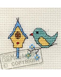 Mouseloft Bird & Birdhouse Cross Stitch Kit - 004-J06stl
