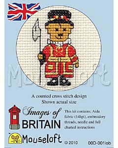 Mouseloft Beefeater Teddy Cross Stitch Kit - 00D-001iob