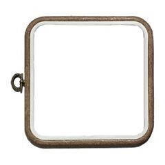 6 Inch Square Woodgrain Effect Flexi-Hoop