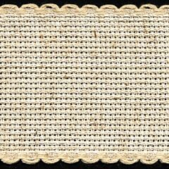 2in / 5cm Oatmeal Fleck Aida Band - 1m