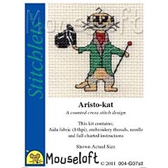 Mouseloft Aristo-kat Cross Stitch Kit - 004-G07stl