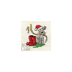 Mouseloft Christmas Boxing Day Walk Stitch Kit With Card And Envelope - Q31stl