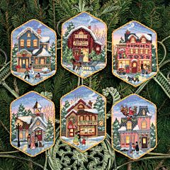 Dimensions Gold Collection - Christmas Village Ornaments